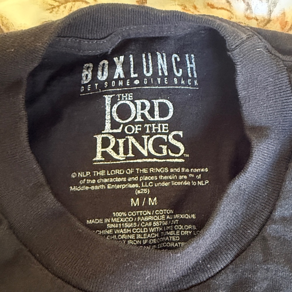 Box Lunch Lord of the Rings T shirts - Picture 3 of 15